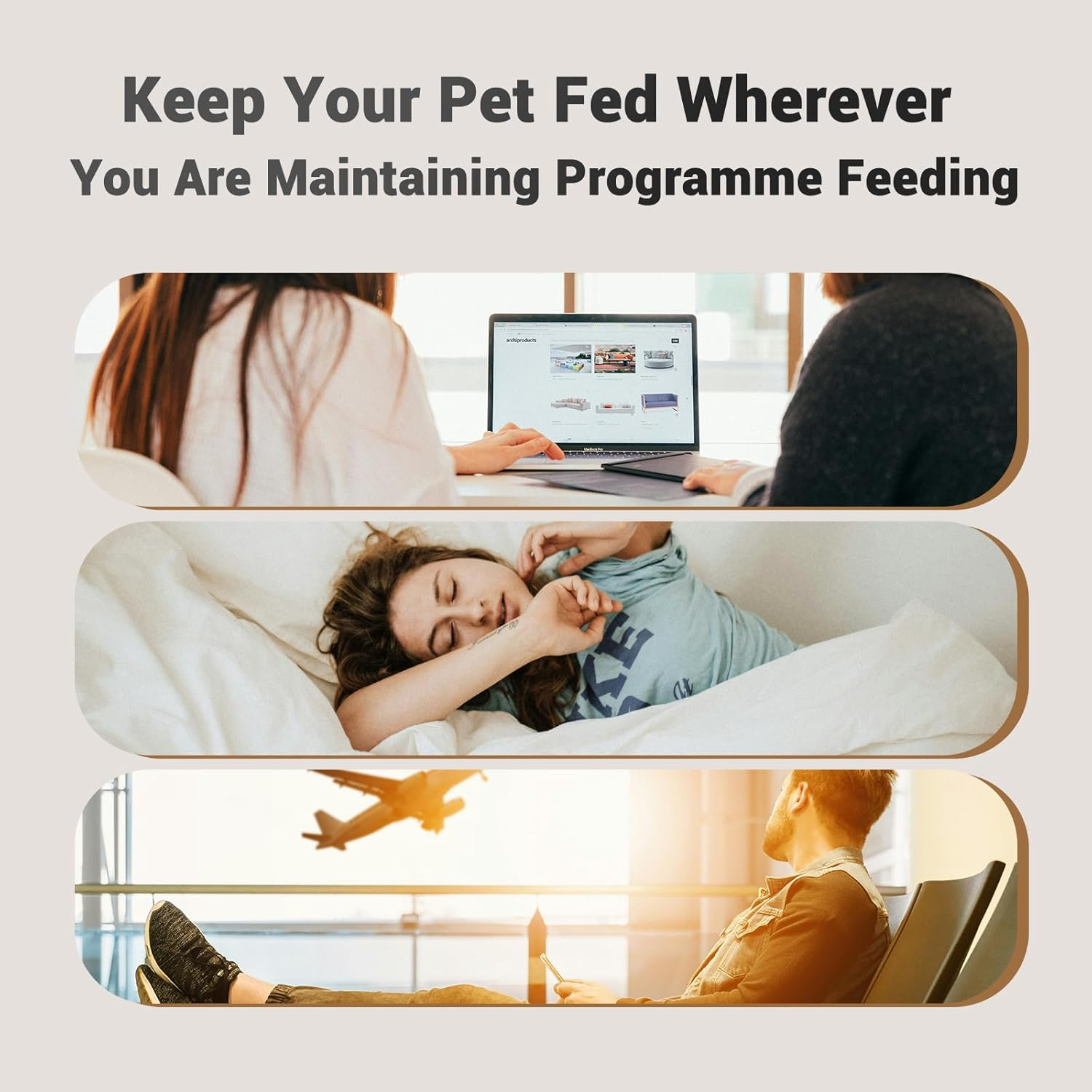 Automatic Cat Feeder 4L Timed Cats Food Dispenser Programmable 1-6 Meal for Cat - Image 7