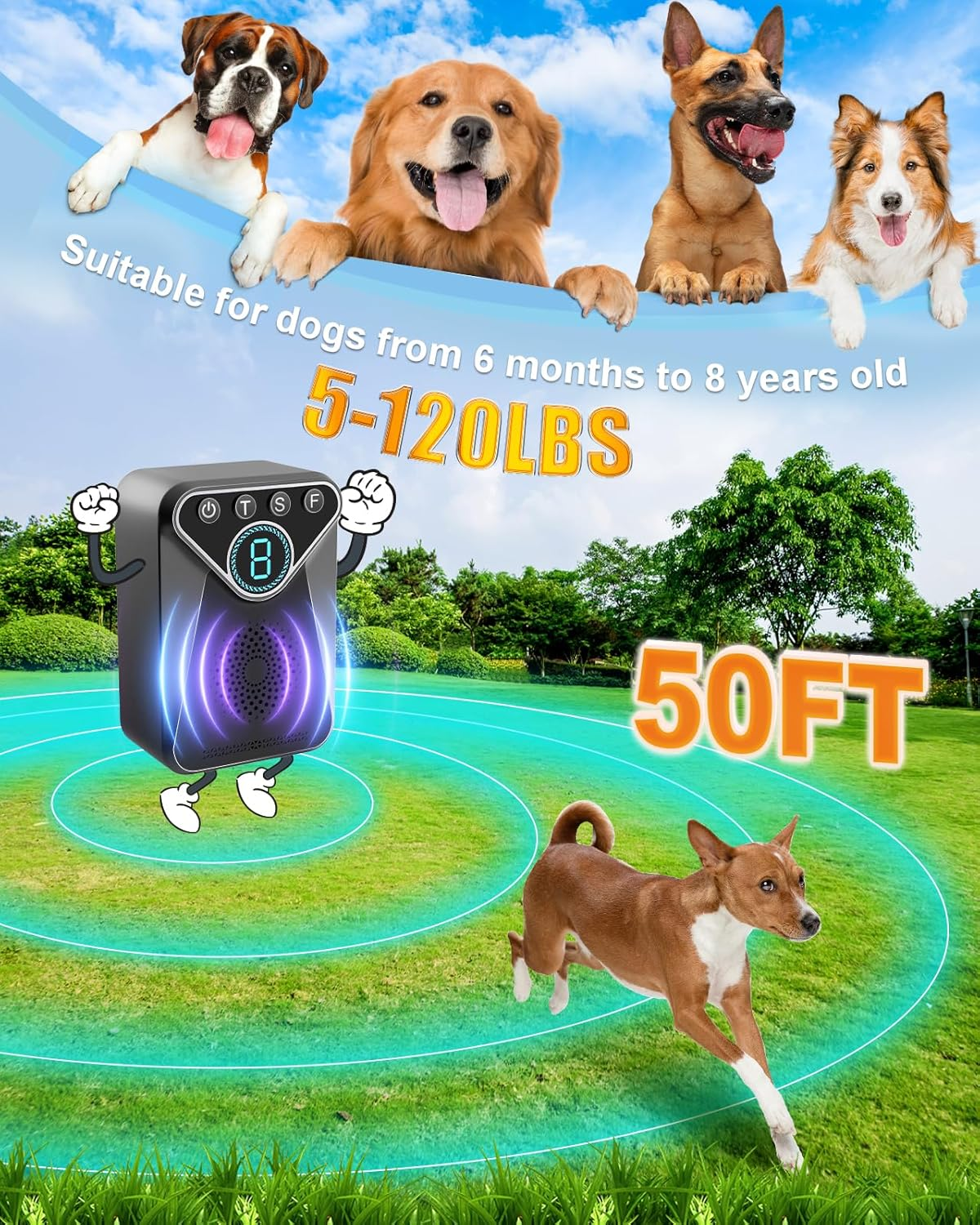 Anti Barking Devices Ultrasonic Dog Bark Deterrent Dog Barking Deterrent Devices - Image 4