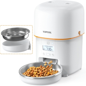Automatic Cat Feeders 2L Cat Food Dispenser Easy to Use, Timed Automatic Pet Feeder