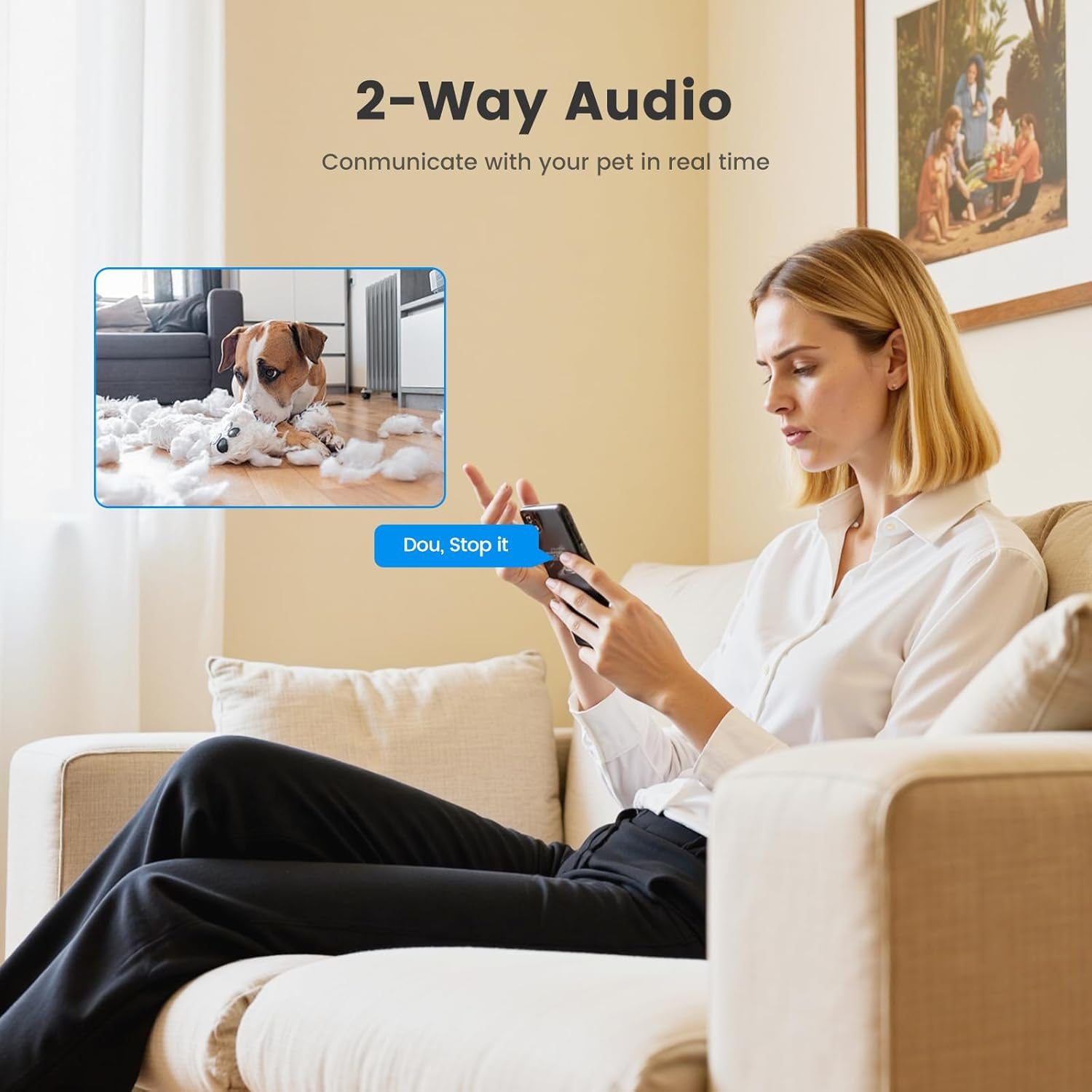 Smart Pet Camera Treat Dispenser with 1080P HD Video 2.4G Wifi 2 Way Audio - Image 4