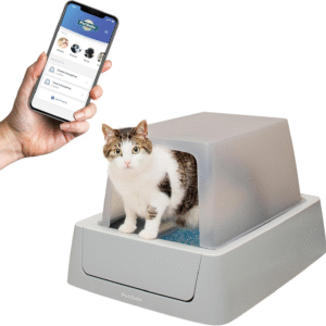 Scoopfree Crystal Pro Self-Cleaning Automatic Litter Box Uncovered Motion-Sensing Cat Box
