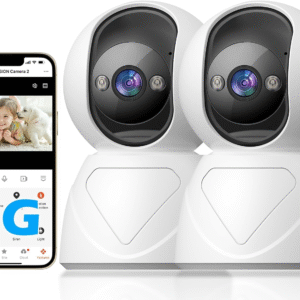 3MP Indoor Security Camera 5G Wifi 360° Pan/Tilt Home Cameras for Baby