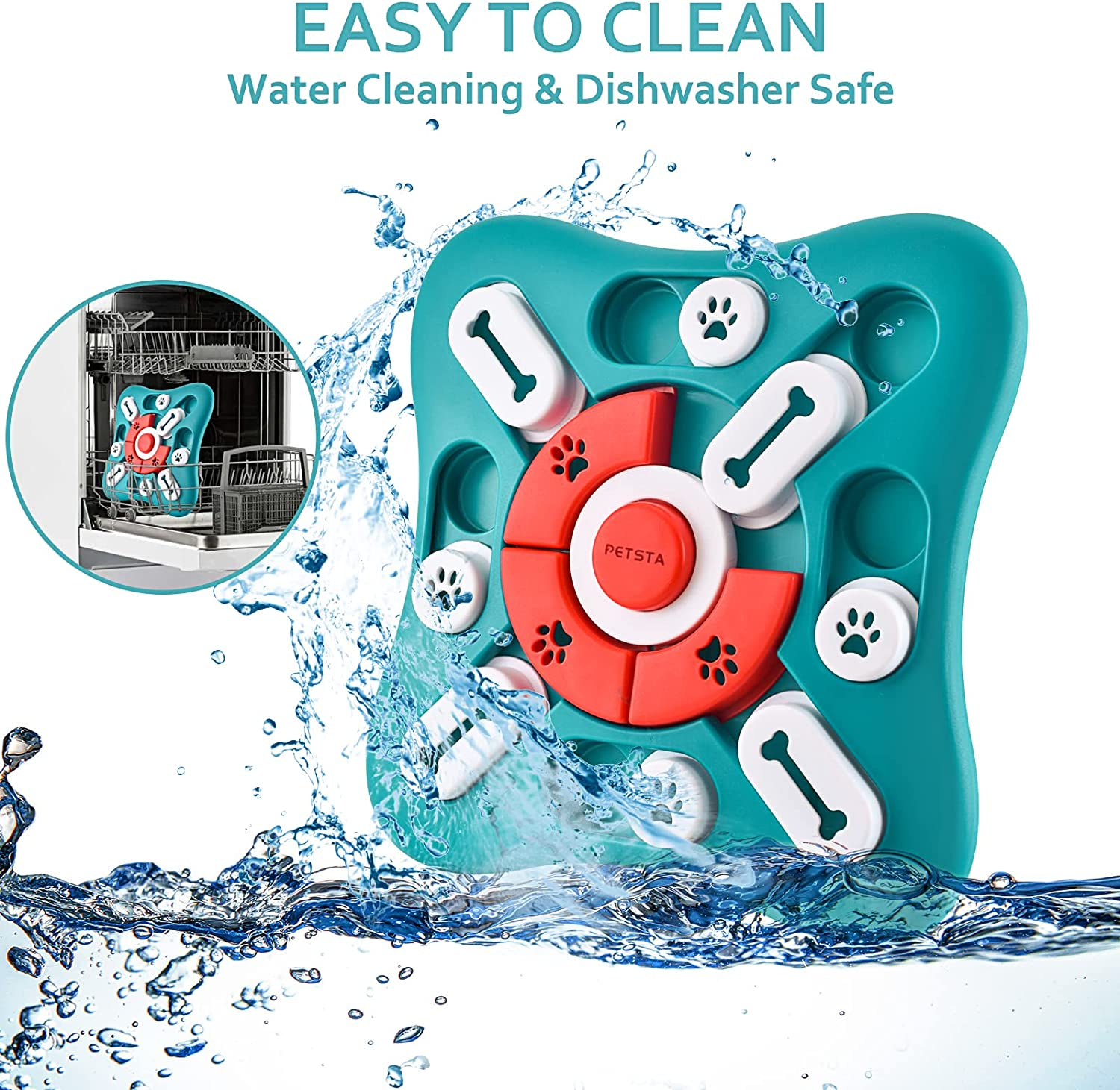 Dog Puzzle Toys Treat Dispensing Dog Enrichment Toys for IQ Training and Brain Stimulation, - Image 8