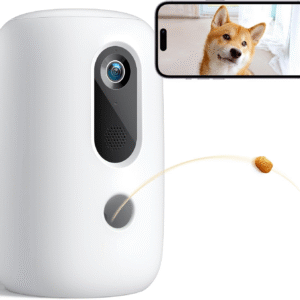 2K Pet Camera with Treat Dispenser 5G Wifi Dog Camera with Speaker Phone App