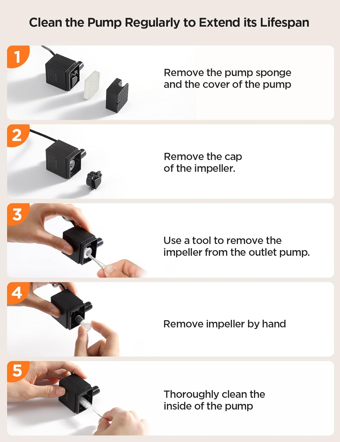 7L/1.8Gal Dog Water Fountain for Large Dog Water Bowl Dispenser Pet Water Fountain - Image 9