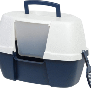 Corner Cat Litter Box Enclosure with Scoop Small Cat Litter Box with Lid