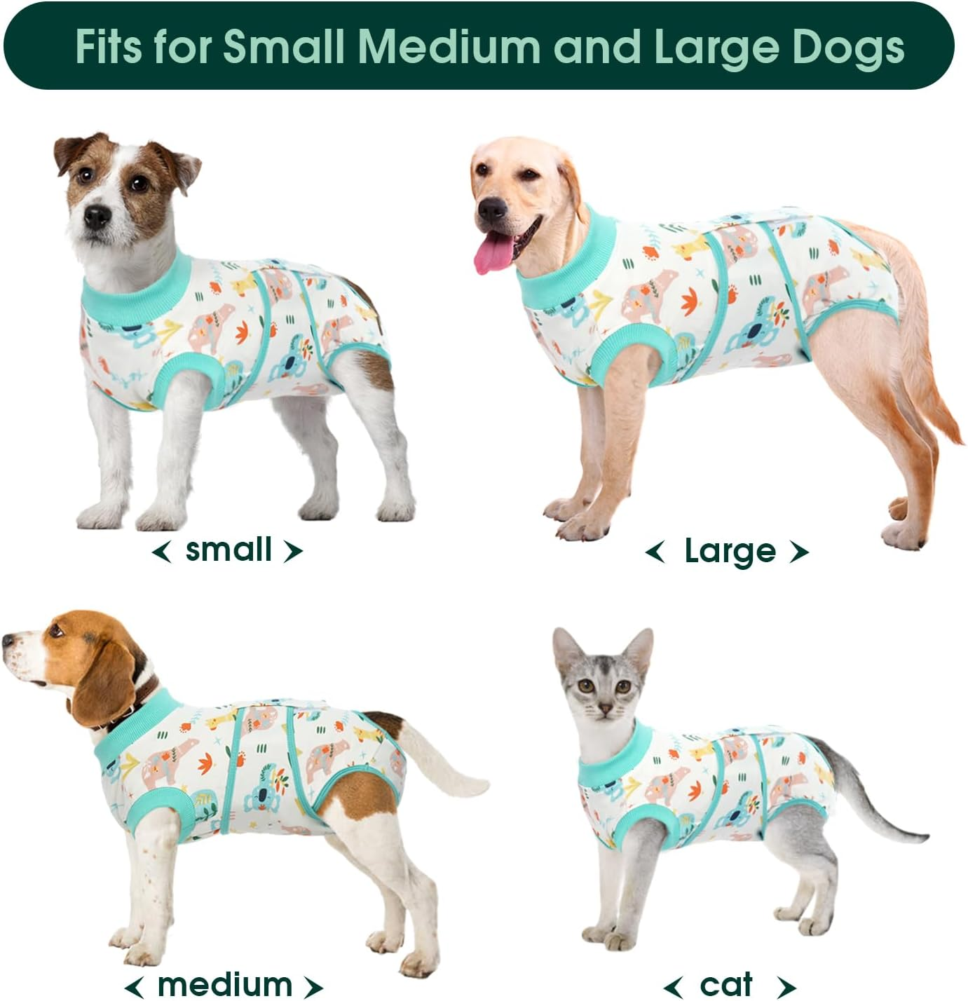 Recovery Suit for Dogs Cats after Surgery Professional Pet Recovery Shirt Dog - Image 3