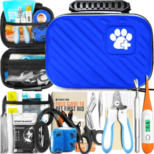 EVERLIT Pet Medic First Aid Kit Vet-Approved Animal Care Kit with 95 Pcs Medical