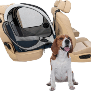 Happy Ride Collapsible Travel Crate Safe Travel Containment with Heavy Duty Aluminum Frame