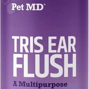 Veterinary Tris Flush Cat & Dog Ear Cleaner - Dog Ear Flush - 12 Oz