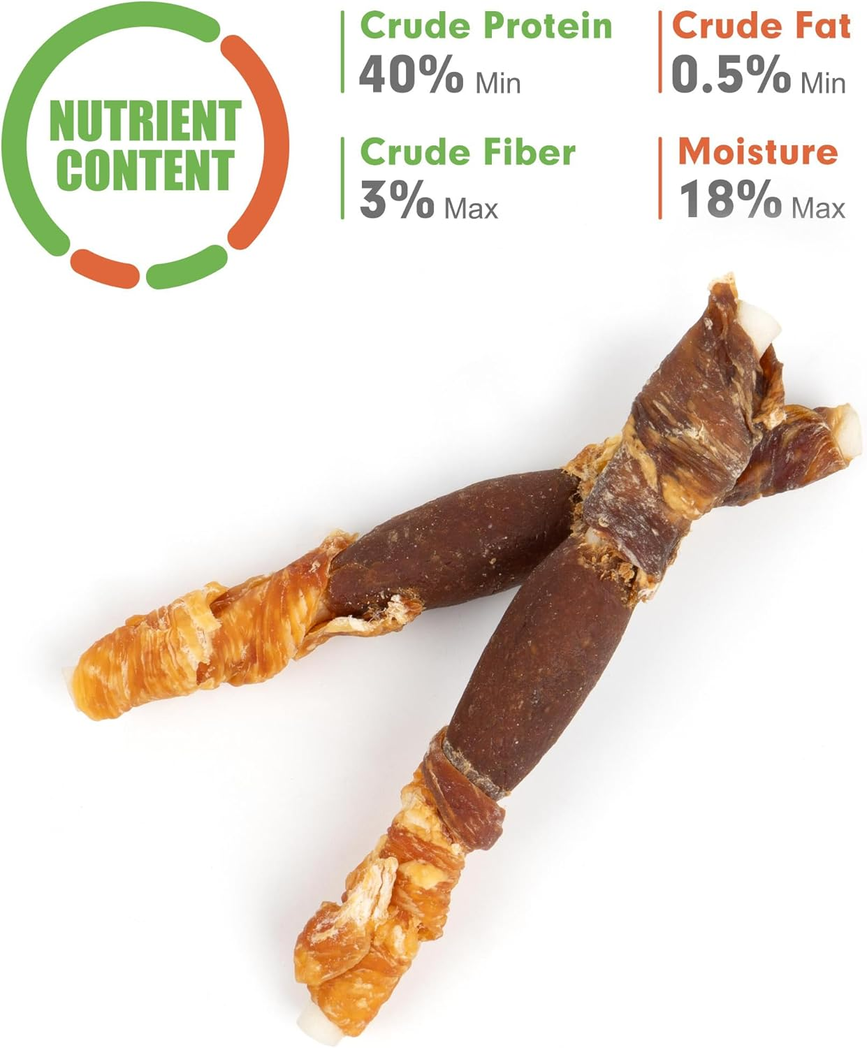 Dog Treats, Triple Flavor 5 Inch Chicken Liver Duck and Chicken Wrapped Rawhide - Image 4