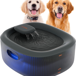 Dog Water Fountain for Large Dogs 6L/205Oz/1.7Gal Automatic Dog and Cat Water Fountain Pet Water Dispenser with 2 Filters