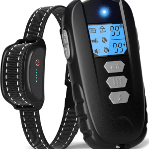 Dog Training Collar with Remote Waterproof Shock Collar for Dogs Adjustable Levels (1-99)