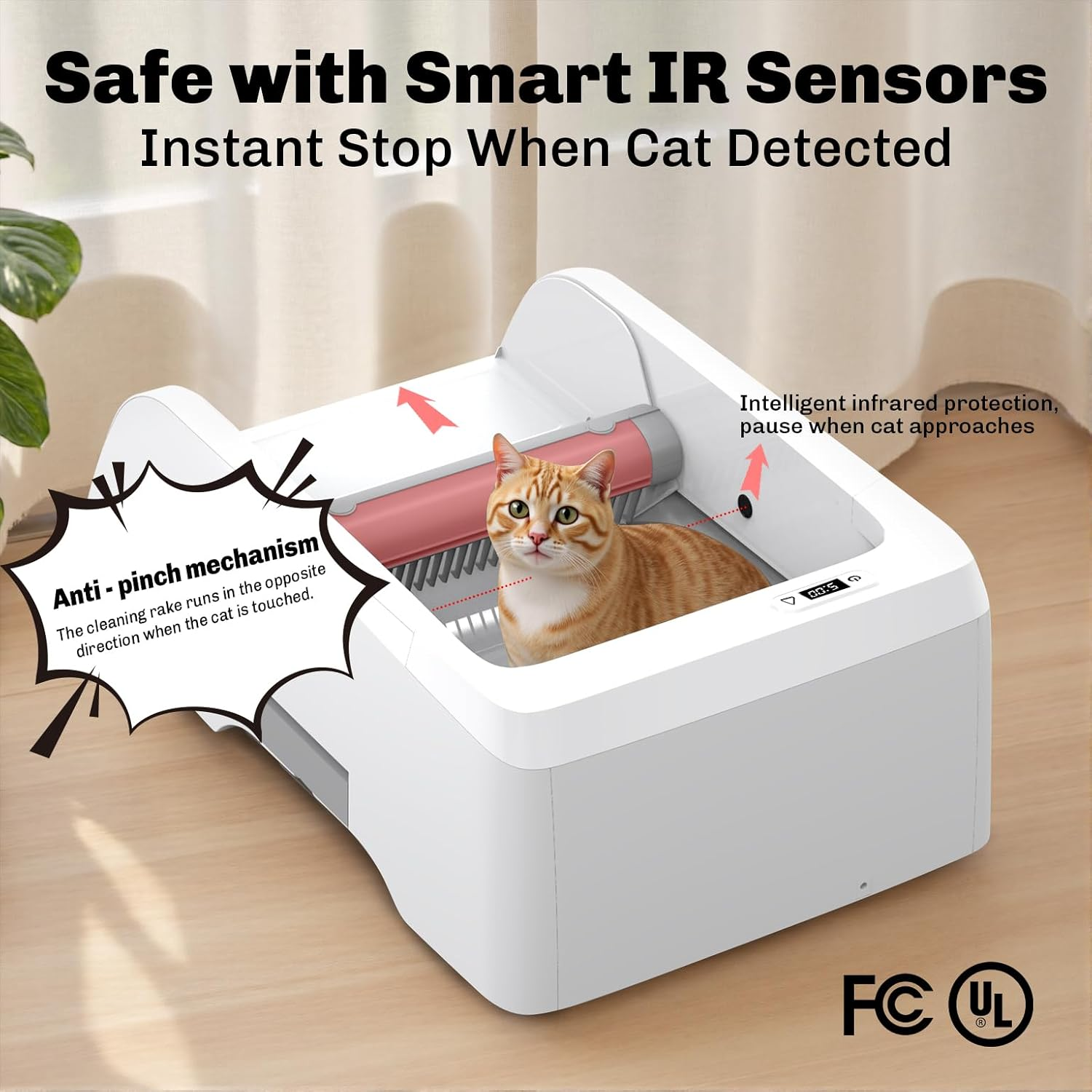 Self Cleaning Litter Box Upgraded Automatic Cat Litter Box Self Cleaning with APP Control - Image 4