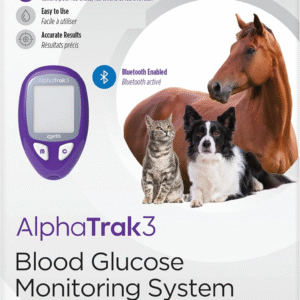 3, 8 Piece Pet Blood Glucose Monitoring Kit for Diabetic Cats Dogs and Horses