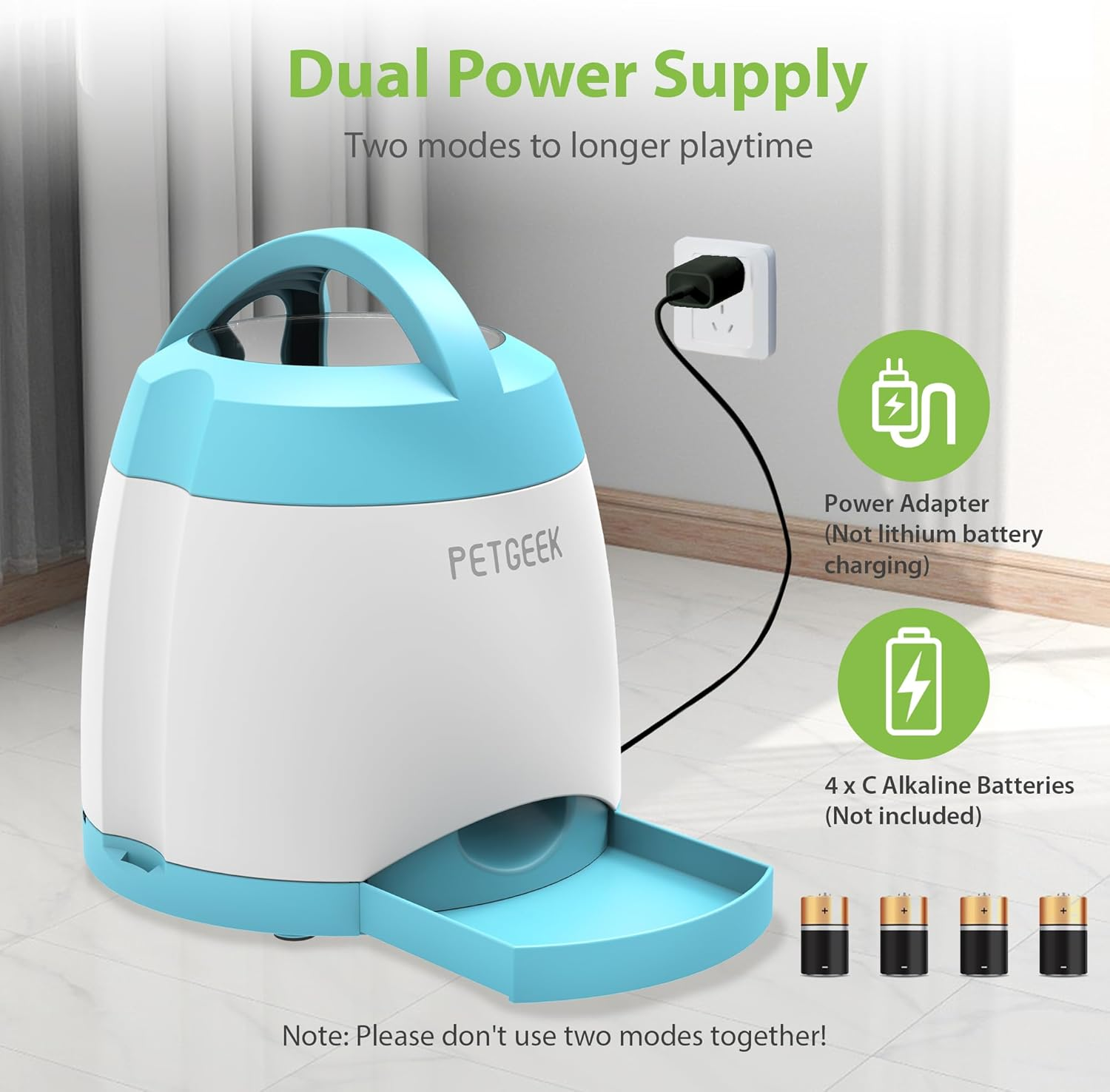 Automatic Dog Treat Dispenser Interactive Pet Toy Food Dispensing for IQ Training - Image 5