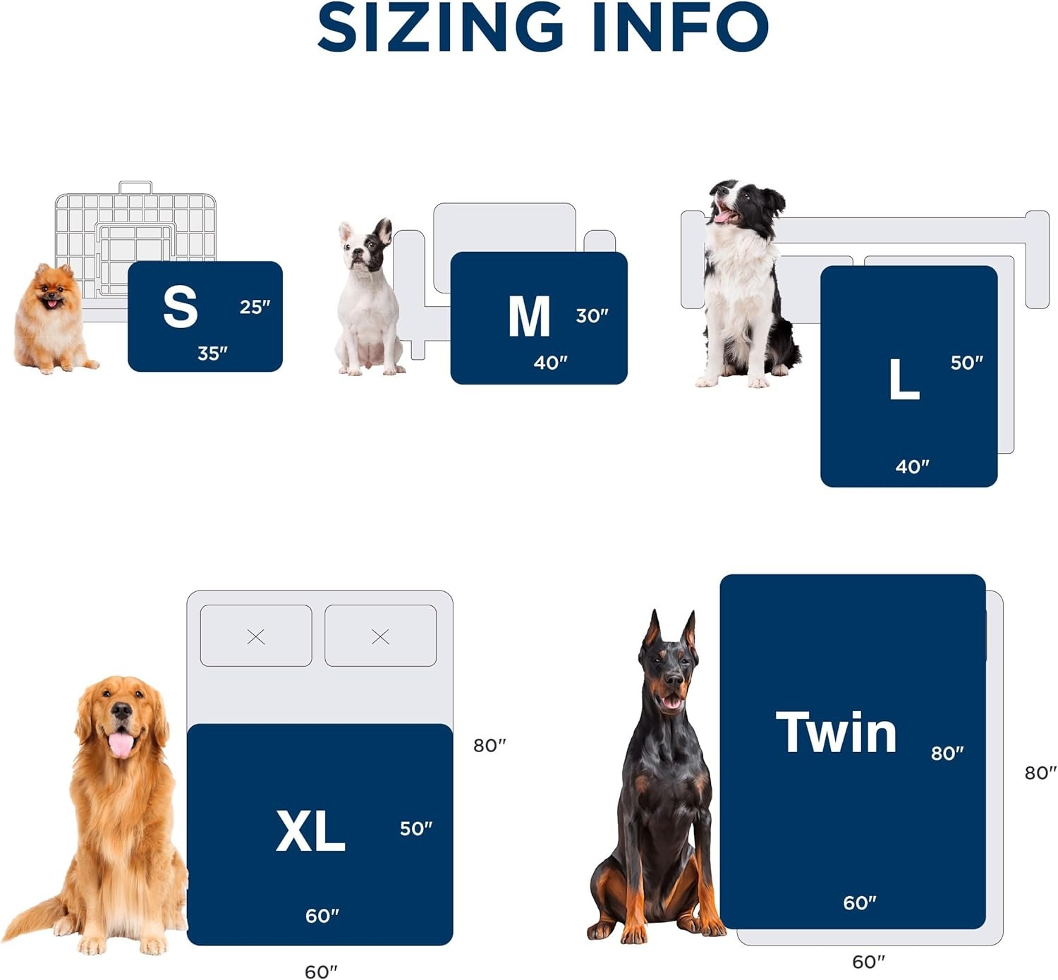 Waterproof Dog Blankets for Large Dogs Cat Blanket for Couch Protector Washable Long 50"X60" - Image 6