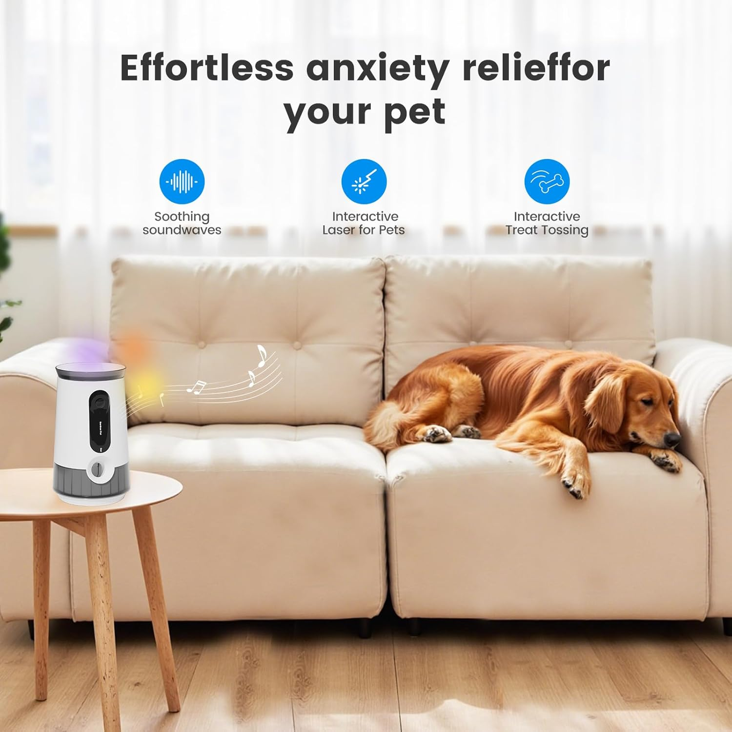 Smart Pet Camera Treat Dispenser with 1080P HD Video 2.4G Wifi 2 Way Audio - Image 8