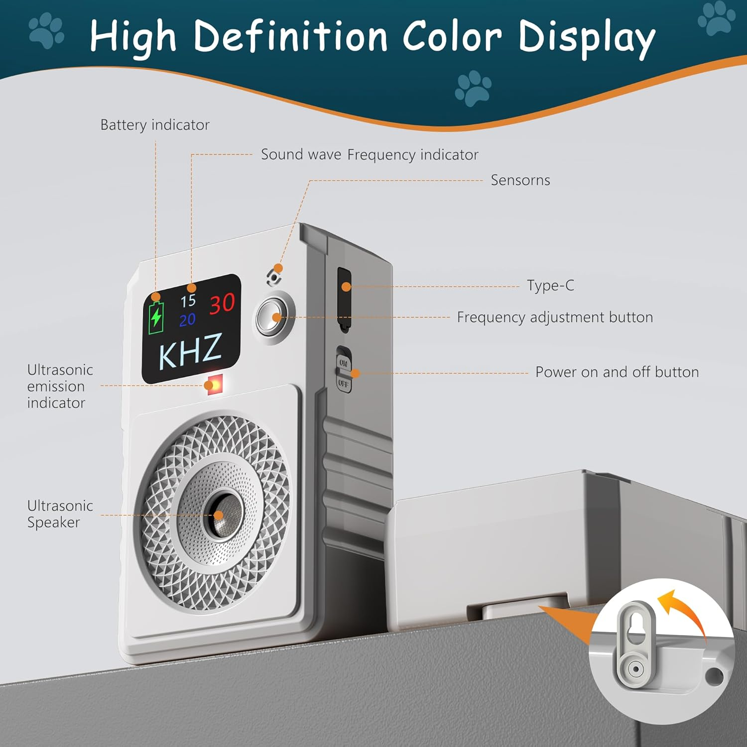 Anti Barking Devices for Dogs Ultrasonic Dog Bark Deterrent Devices - Image 3