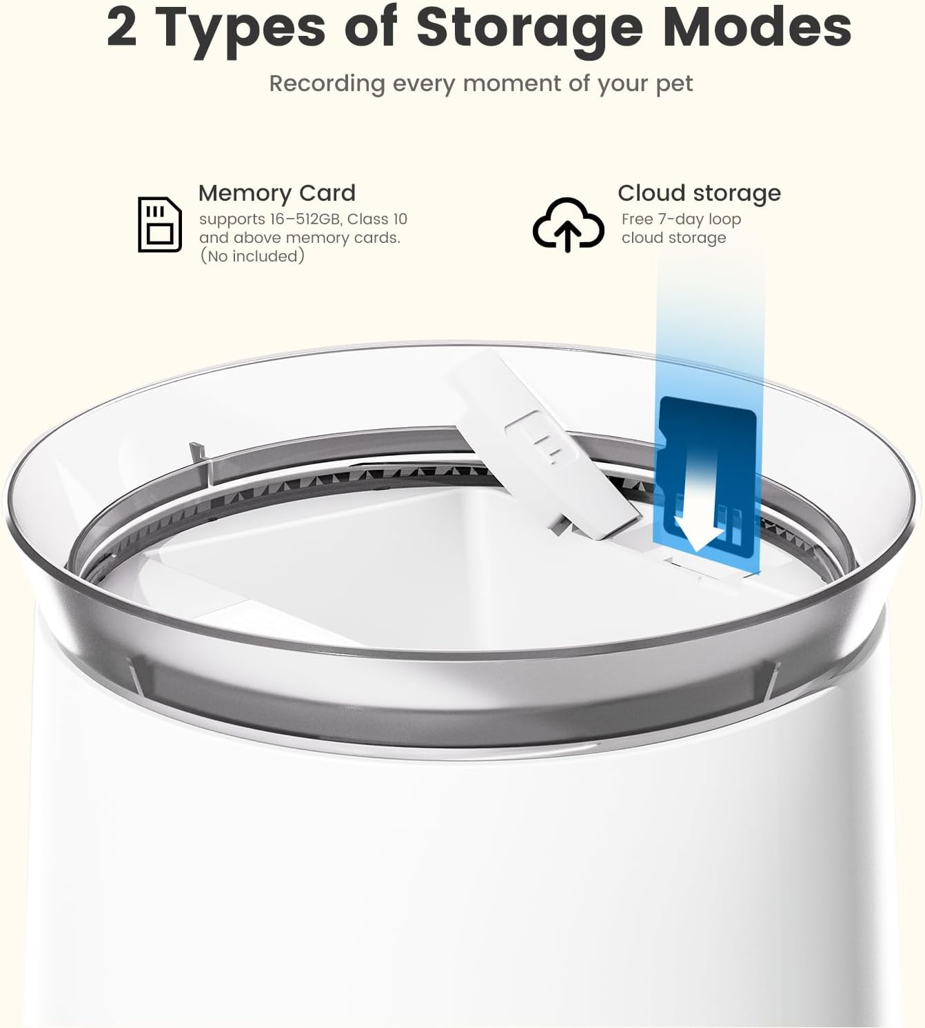 Smart Pet Camera Treat Dispenser with 1080P HD Video 2.4G Wifi 2 Way Audio - Image 5