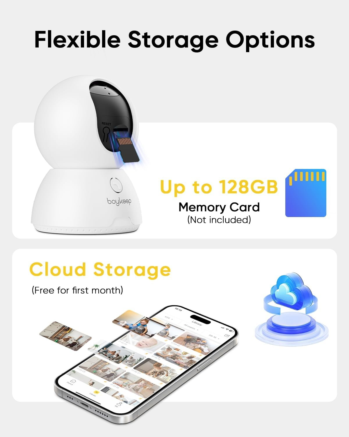 2K Cameras for Home Security 2 Pack Indoor Camera with Night Vision - Image 8