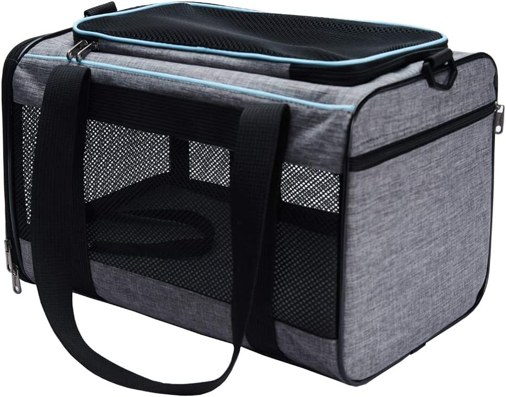 17.5X11X11 Inches Cat Dog Carrier for Pets up to 16 Lbs, Soft-Sided Cat Bag Animal Carriers - Image 2