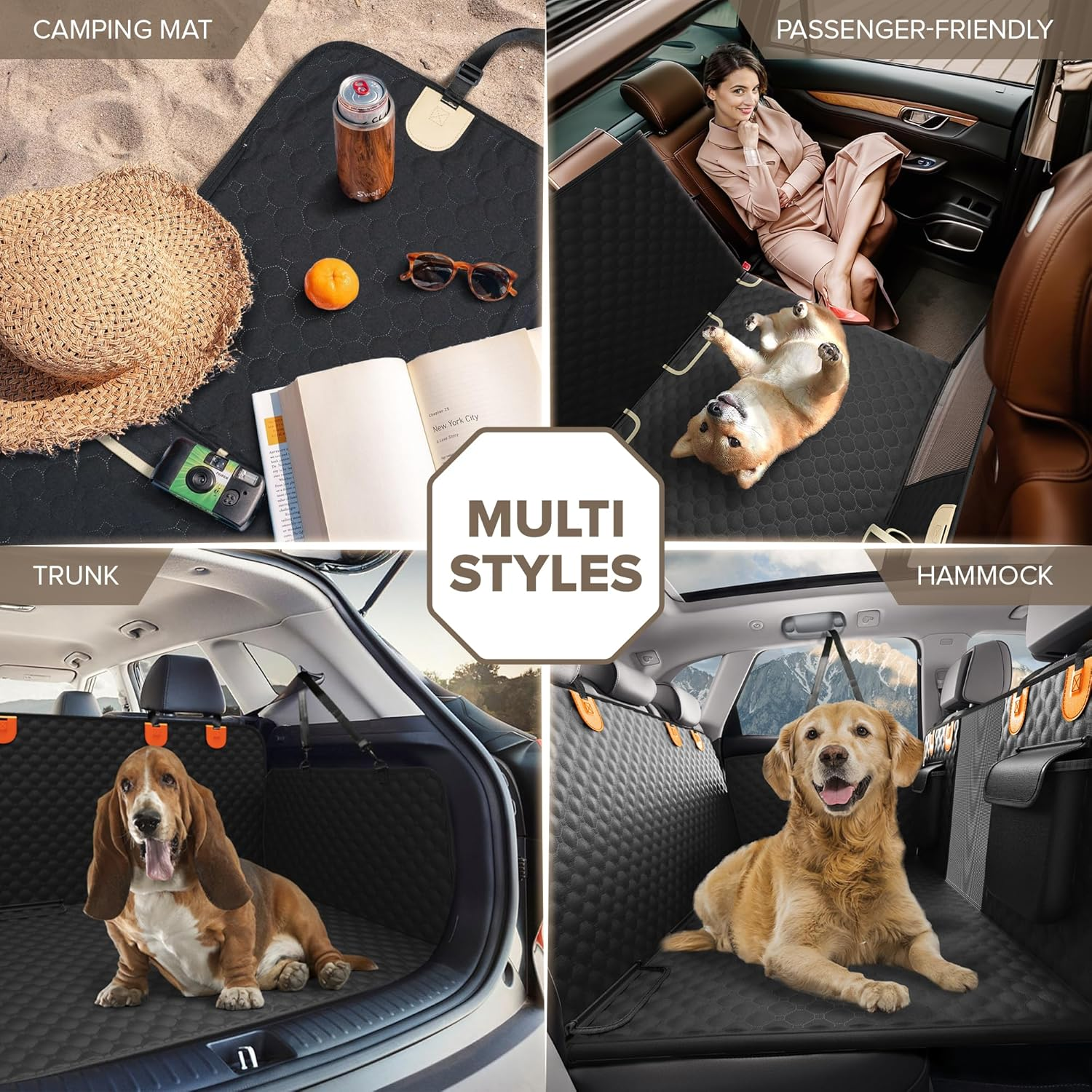 Back Seat Extender for Dogs Heavy Duty Dog Car Seat Cover for Back Seat - Image 7