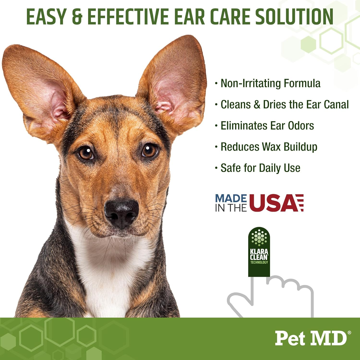 Dog Ear Cleaning Finger Wipes with Aloe Vera & Eucalyptus Oil Veterinarian Formulated - Image 3