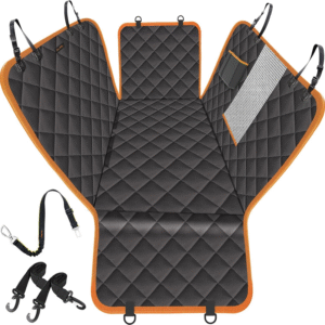 Dog Seat Cover for Back Seat Waterproof Dog Car Hammock Protects Your Vehicle