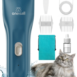 Pet Clipper for Cat Matted Hair Pet Shaver for Cats Waterproof Cordless Quiet Pet Clippers