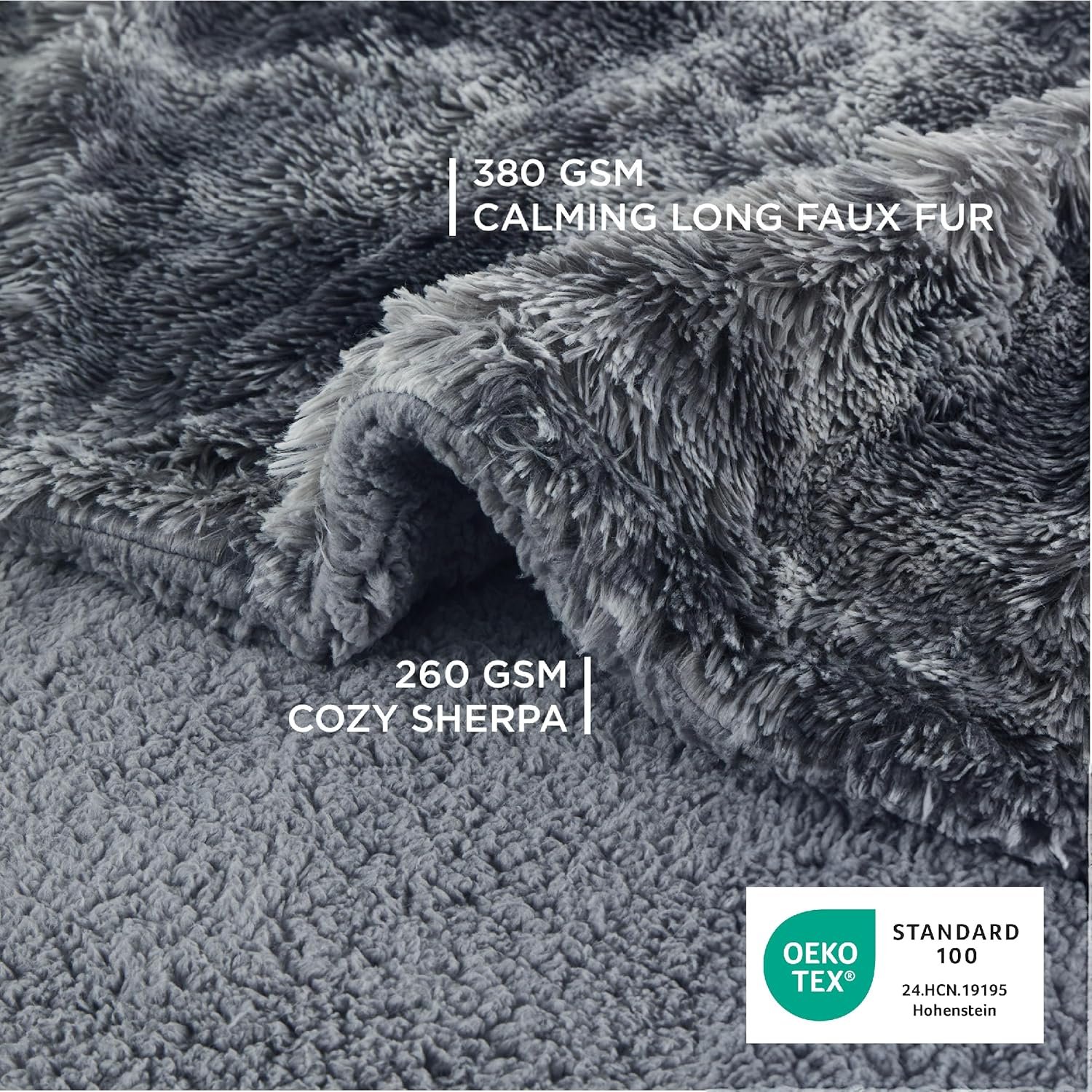 Waterproof Dog Blankets for Large Dogs Cat Blanket for Couch Protector Washable Long 50"X60" - Image 4