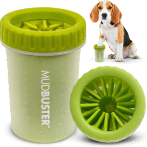 Mudbuster Portable Dog Paw Cleaner, Medium, Green, PW710383 Free Shipping