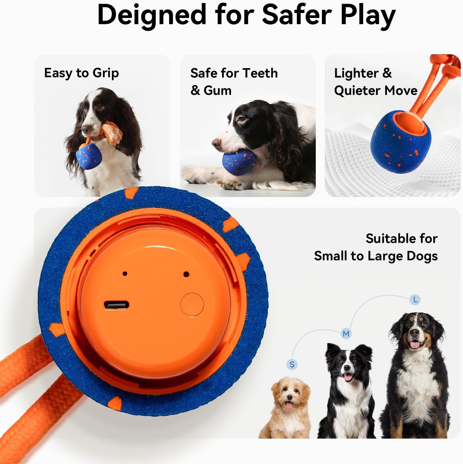 Smart Interactive Dog Toy, Wicked Ball Rolly, Automatic Moving, Bouncing, Rotating - Image 7