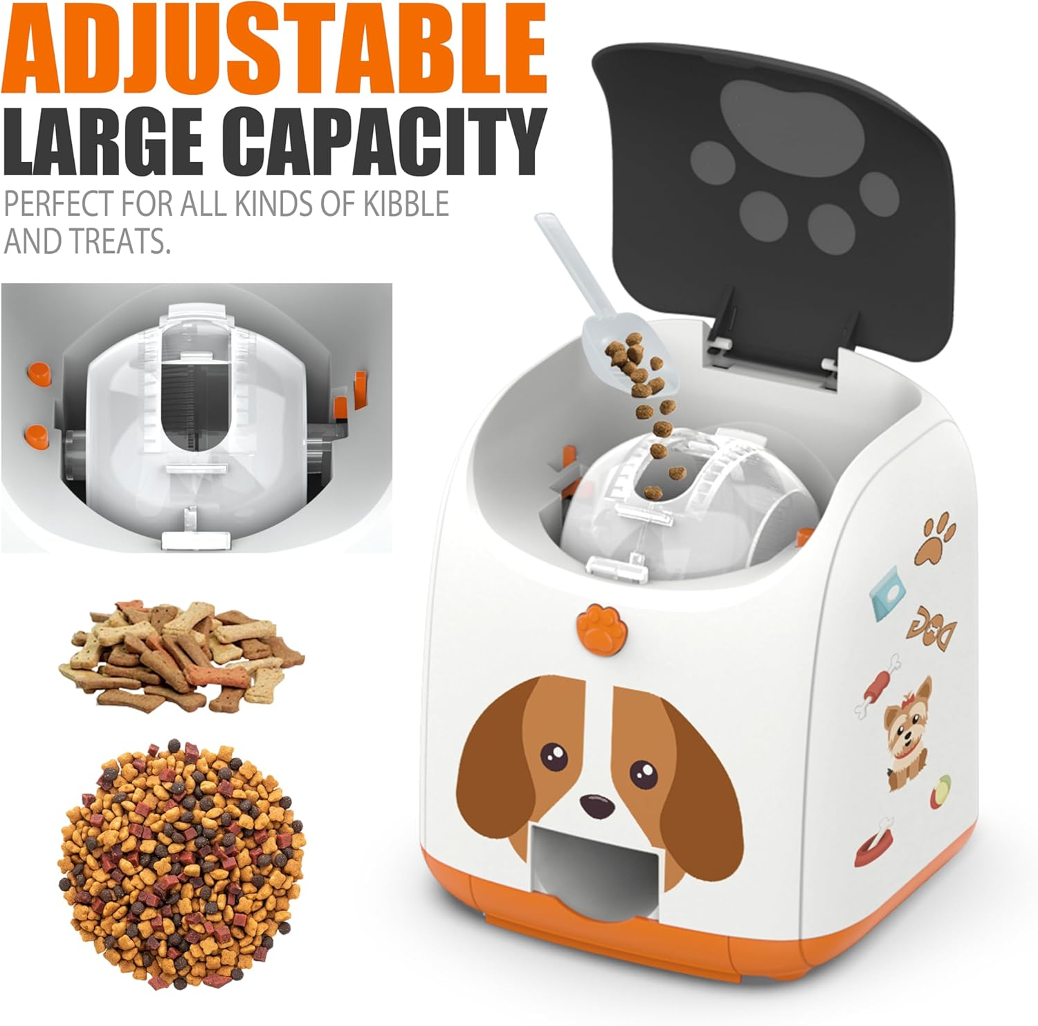 Dog Puzzle Feeder Toy Automatic Dogs Treat Dispenser Interactive IQ Training Dog Slow Feeder - Image 5