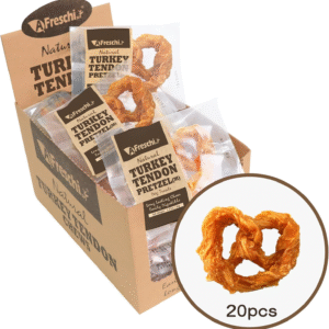 Afreschi Turkey Tendons for Dogs Usa Sourced Healthy Dog Treats Rawhide