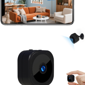 1080P HD Mini Camera for Indoor Security with App Control Motion Detection & Night Vision