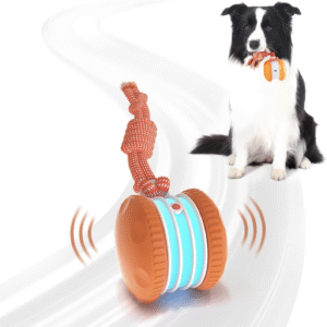 Interactive Dog Toys Random Path Electric Automatic Moving and Rolling Dogs Toy