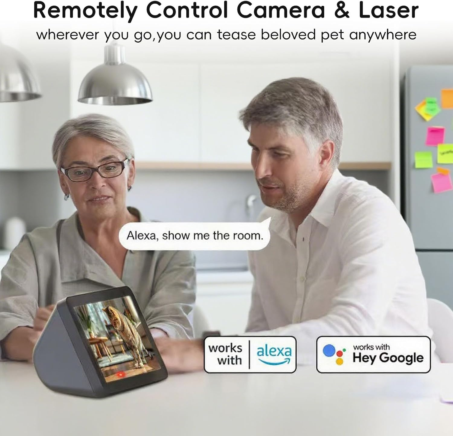 AI Smart Pet Camera with Laser Toy, 2K HD Wifi Indoor Pet Monitor for Cats & Dogs - Image 6