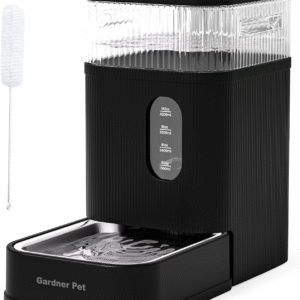 Automatic Dog Water Dispenser Gravity Waterer with Stainless Steel Bowl Water Dispenser 8.5L