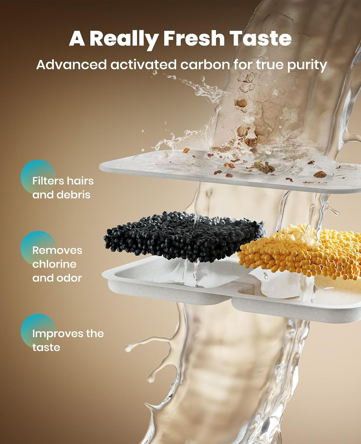 Dog Water Fountain 7L/230Oz/1.8G Quiet Dog Fountain Water Bowl Stainless Steel Dog Water Fountain - Image 5