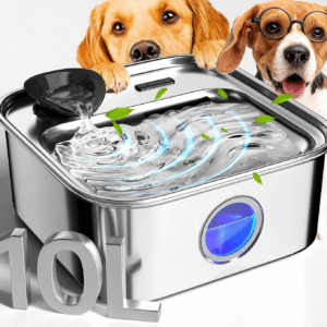 Dog Water Fountain for Large Dogs 10L/2.6Gal Dog Fountain Water Bowl with Multi-Filtration