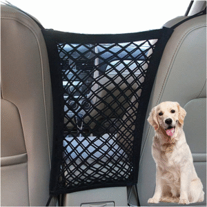 Dog Car Net Barrier Pet Barrier with Auto Safety Mesh Organizer Baby Stretchable Storage