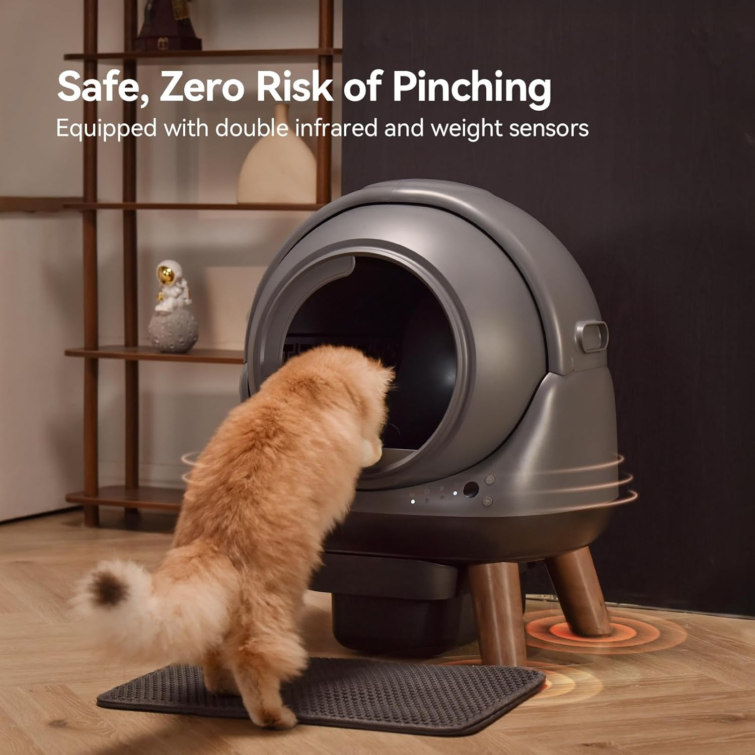 Self Cleaning Litter Box G1 Automatic Cat Litter Box for Cats Robot with Large Openning - Image 2