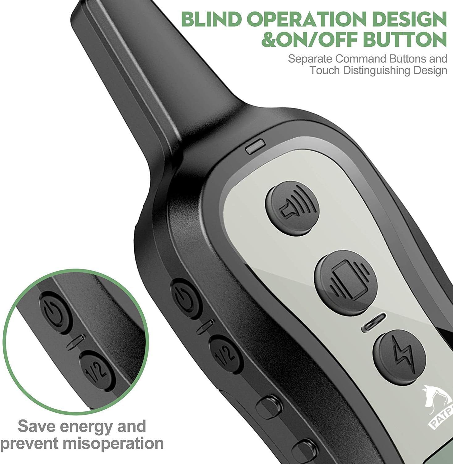 Dog Training Collar Shock Collar with Remote 3 Training Modes Beep Vibration and Shock up to 1000 Ft Remote Range - Image 4