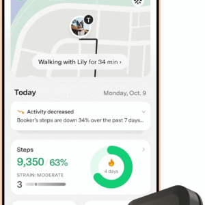 New  Mini GPS Tracker for Dogs, Cats, Small Pets Universal Collar, Lightweight