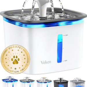 Innovation Award Winner 95Oz/2.8L Pet Fountain Automatic Cat Water Fountain