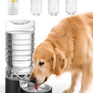 2.5 Gallon Automatic Dog Water Dispenser Wide Mouth for Easy Hand-In Cleaning