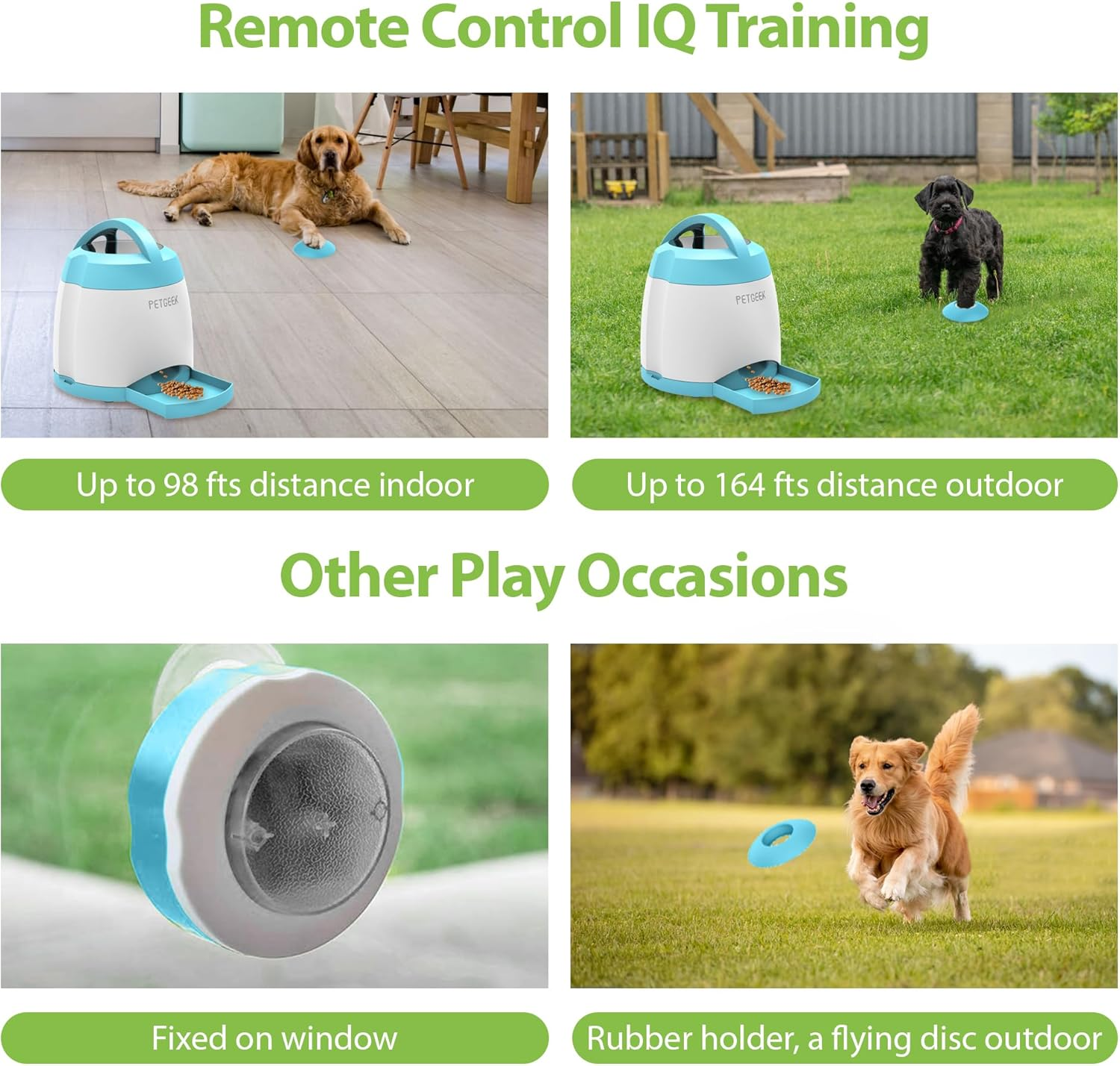 Automatic Dog Treat Dispenser Interactive Pet Toy Food Dispensing for IQ Training - Image 6