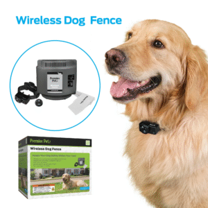 Wireless Dog Fence System Circular and Adjustable up to ½ Acre with Tone