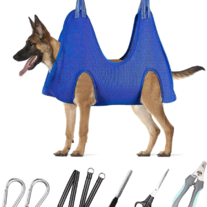 Pet Grooming Hammock with Nail Clippers/Nail Trimmers/Grooming Scissors Dog Grooming